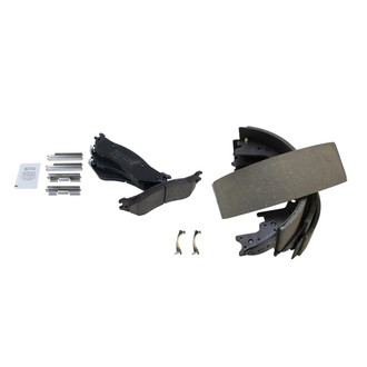 TRQ® - Ceramic Front and Rear Disc Brake Pads