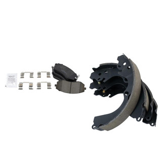 TRQ® - Ceramic Front and Rear Disc Brake Pads
