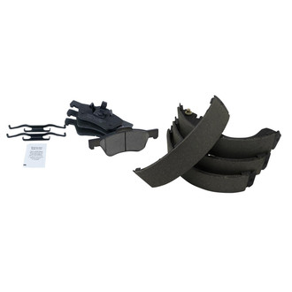 TRQ® - Ceramic Front and Rear Disc Brake Pads