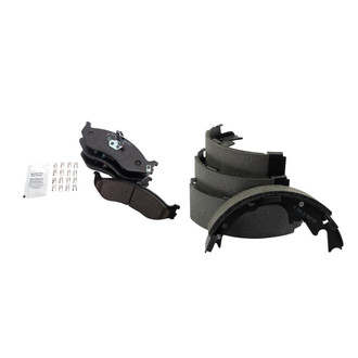 TRQ® - Ceramic Front and Rear Disc Brake Pads