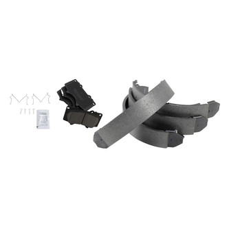 TRQ® - Ceramic Front and Rear Disc Brake Pads