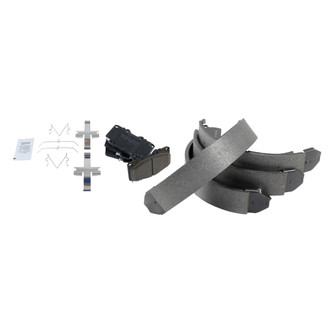 TRQ® - Ceramic Front and Rear Disc Brake Pads