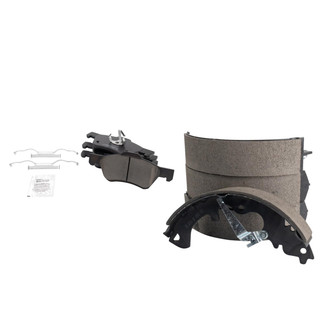 TRQ® - Ceramic Front and Rear Disc Brake Pads