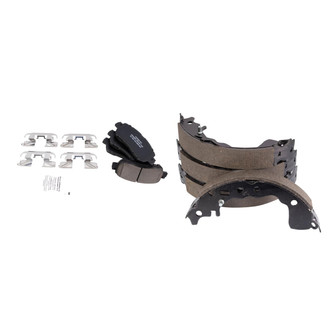 TRQ® - Ceramic Front and Rear Disc Brake Pads