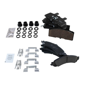 TRQ® - Ceramic Front and Rear Disc Brake Pads