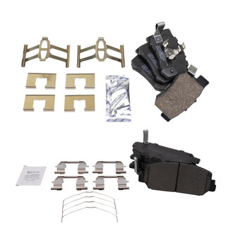 TRQ® - Ceramic Front and Rear Disc Brake Pads
