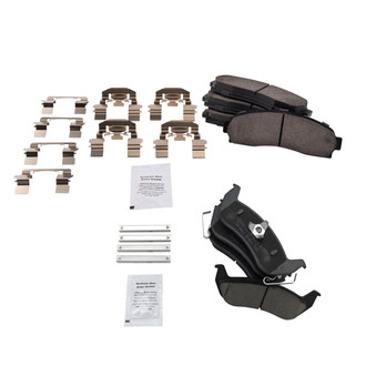 TRQ® - Ceramic Front and Rear Disc Brake Pads