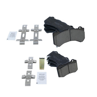 TRQ® - Ceramic Front and Rear Disc Brake Pads