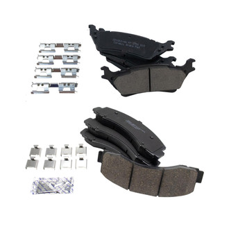 TRQ® - Ceramic Front and Rear Disc Brake Pads