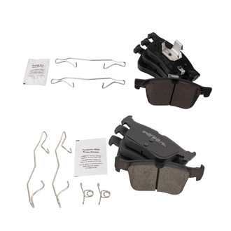 TRQ® - Ceramic Front and Rear Disc Brake Pads