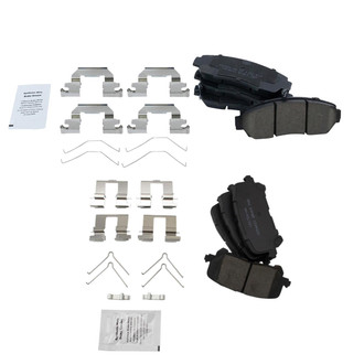 TRQ® - Ceramic Front and Rear Disc Brake Pads