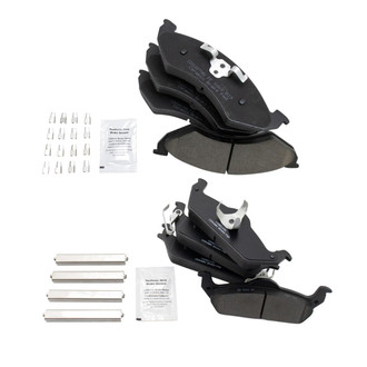 TRQ® - Ceramic Front and Rear Disc Brake Pads