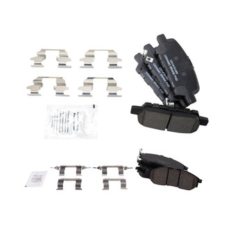 TRQ® - Ceramic Front and Rear Disc Brake Pads