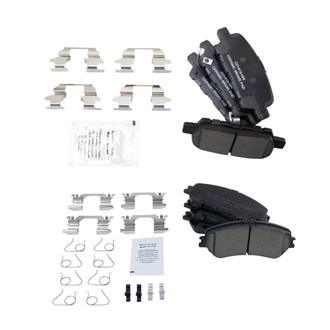 TRQ® - Ceramic Front and Rear Disc Brake Pads