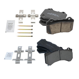TRQ® - Ceramic Front and Rear Disc Brake Pads