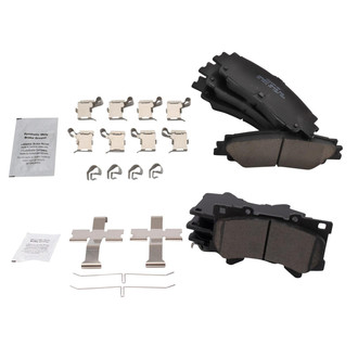 TRQ® - Ceramic Front and Rear Disc Brake Pads