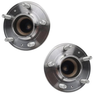 TRQ® - Rear Driver and Passenger Side Wheel Bearing and Hub Assembly Kit