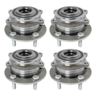 TRQ® - Front and Rear Driver or Passenger Side Wheel Bearing and Hub Assembly