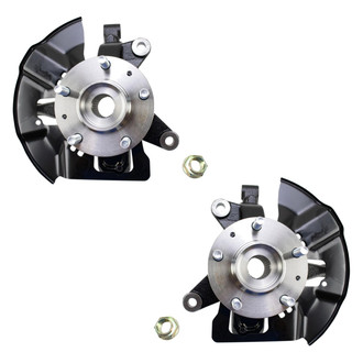 TRQ® - Front Driver and Passenger Side Wheel Bearing and Hub Assembly Kit