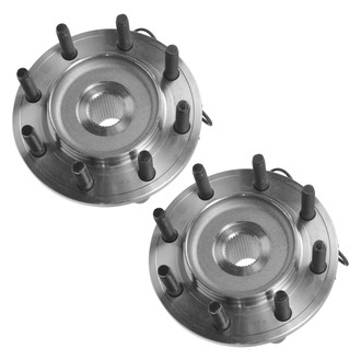 TRQ® - Front Driver and Passenger Side Wheel Bearing and Hub Assembly Kit