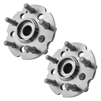 TRQ® - Rear Driver and Passenger Side Wheel Bearing and Hub Assembly Kit