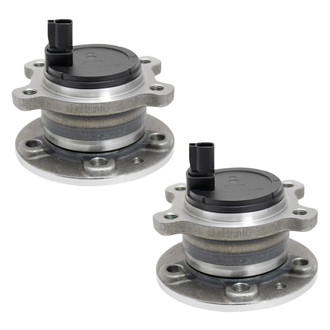 TRQ® - Rear Driver and Passenger Side Wheel Bearing and Hub Assembly Kit