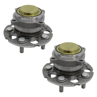 TRQ® - Rear Driver and Passenger Side Wheel Bearing and Hub Assembly Kit