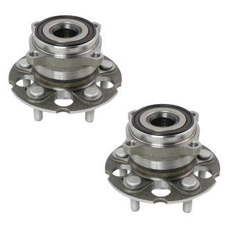 TRQ® - Rear Driver and Passenger Side Wheel Bearing and Hub Assembly Kit