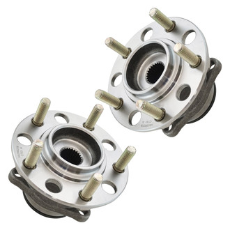 TRQ® - Rear Driver and Passenger Side Wheel Bearing and Hub Assembly Kit