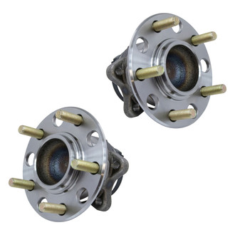 TRQ® - Rear Driver and Passenger Side Wheel Bearing and Hub Assembly Kit