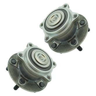 TRQ® - Rear Driver and Passenger Side Wheel Bearing and Hub Assembly Kit