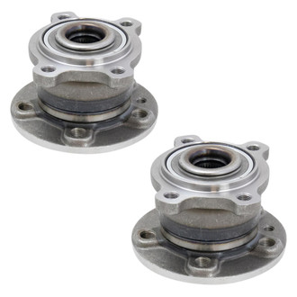 TRQ® - Rear Driver and Passenger Side Wheel Bearing and Hub Assembly Kit