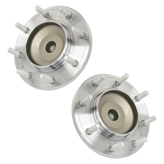 TRQ® - Front Driver and Passenger Side Wheel Bearing and Hub Assembly Kit