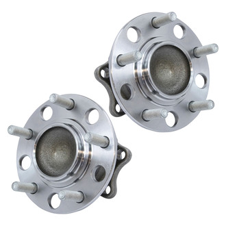TRQ® - Rear Driver and Passenger Side Wheel Bearing and Hub Assembly Kit