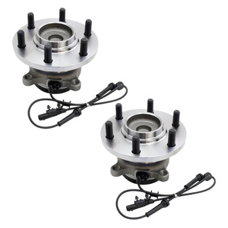 TRQ® - Front Driver and Passenger Side Wheel Bearing and Hub Assembly Kit