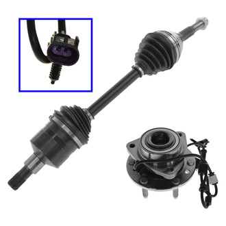 TRQ® - Front Passenger Side Axle Shaft Kit