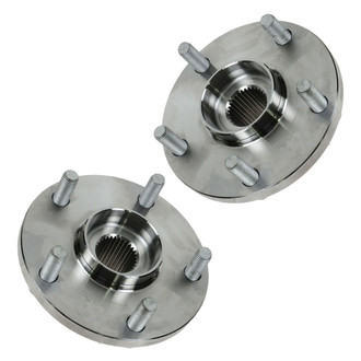 TRQ® - Front Driver and Passenger Side Wheel Hubs