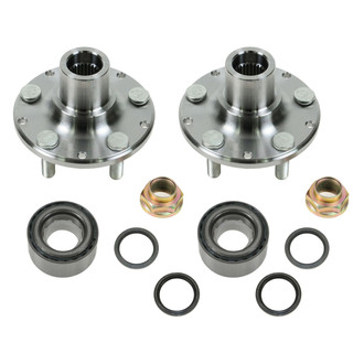 TRQ® - Front Driver or Passenger Side Wheel Bearing and Hub Assembly Kit