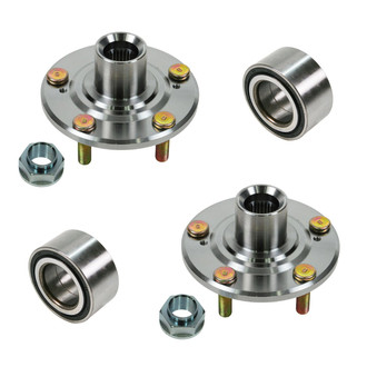 TRQ® - Front Driver or Passenger Side Wheel Bearing and Hub Assembly Kit