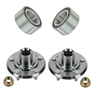 TRQ® - Front Driver or Passenger Side Wheel Bearing and Hub Assembly Kit