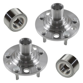 TRQ® - Rear Driver or Passenger Side Wheel Bearing and Hub Assembly Kit