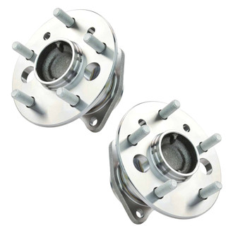 TRQ® - Rear Driver and Passenger Side Wheel Bearing and Hub Assembly Kit