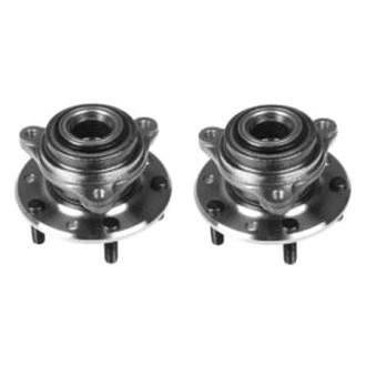TRQ® - Front Driver and Passenger Side Wheel Bearing and Hub Assembly Kit