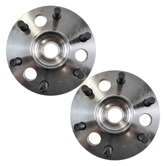 TRQ® - Front Driver and Passenger Side Wheel Bearing and Hub Assembly Kit