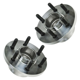 TRQ® - Front Driver and Passenger Side Wheel Bearing and Hub Assembly Kit