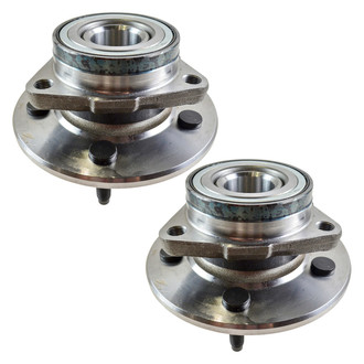 TRQ® - Front Driver and Passenger Side Wheel Bearing and Hub Assembly Kit