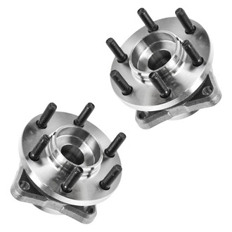 TRQ® - Rear Driver and Passenger Side Wheel Bearing and Hub Assembly Kit