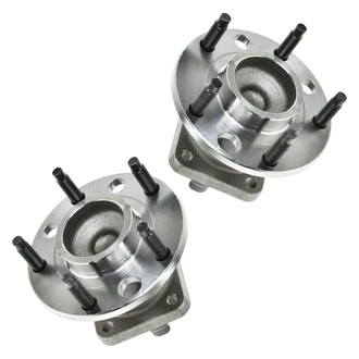 TRQ® - Front Driver and Passenger Side Wheel Bearing and Hub Assembly Kit