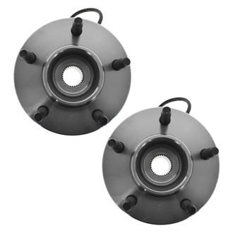 TRQ® - Rear Driver and Passenger Side Wheel Bearing and Hub Assembly Kit