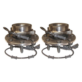 TRQ® - Front Driver and Passenger Side Wheel Bearing and Hub Assembly Kit